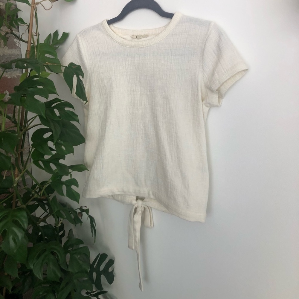 Madewell tie back top